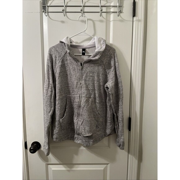 adidas Tops - Adidas Women's Full Zip Sweatshirt Hoodie Jacket Size Unknown Gray
